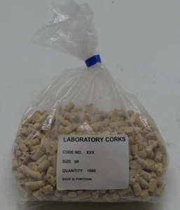Caplugs Size 00 Laboratory Corks 1000/Bag - Picture 1 of 4