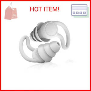 Reusable Ear Plugs for Sleeping - Safe Sound Blocking Ear Plugs Noise Cancelling - Picture 1 of 2