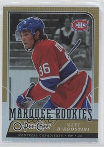 2008-09 O-Pee-Chee Marquee Rookies Rainbow Foil Matt D'Agostini #523 Rookie RC