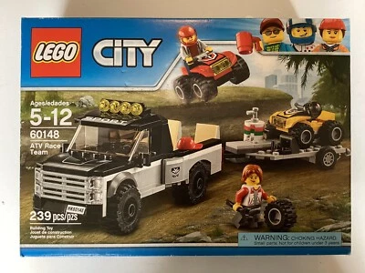 LEGO CITY: ATV гоночная команда (60148), НОВАЯ РАСПРОДАЖА, СНЯТЫЙ С ПРОИЗВОДСТВА, гонщик-водитель - Изображение 1 из 4