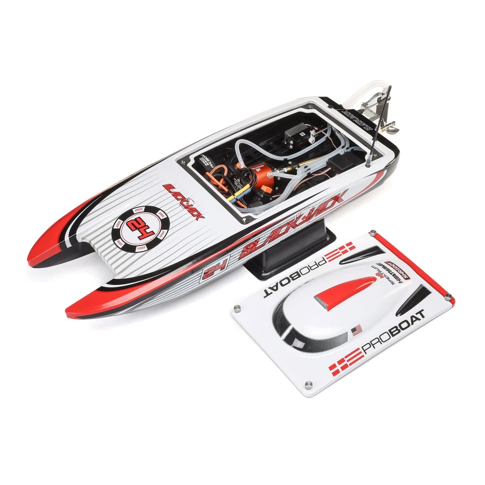 Pro Boat # 08049T2 Blackjack 24" V2 Catamaran Brushless: RTR, Vegas Offshore - Image 1 of 1