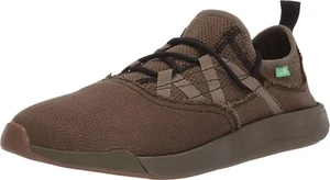 NUEVO CON ETIQUETAS Zapatilla Sanuk Para Hombres Chiba Quest Encaje Oliva Oscura Sólida Talla 7 EE. UU. 6 UK 40 EUR - Imagen 1 de 7
