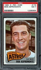 1965 OPC O-Pee-Chee Baseball #175 Bob Aspromonte PSA 7