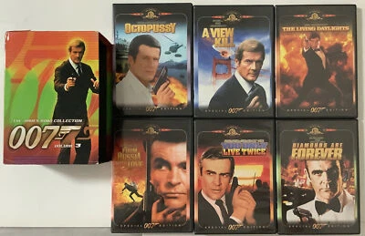 James Bond 007 Collection 6x DVD Box Set Octopussy Diamonds Russia Daylights - Image 1 of 4