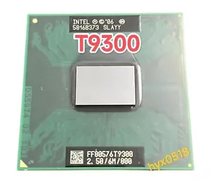 Intel Core 2 Duo Mobile T9300 2.5 GHz Dual-Core 6M 800MHz Processor Socket P CPU - Picture 1 of 3