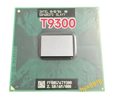 Intel Core 2 Duo Mobile T9300 2.5 GHz Dual-Core 6M 800MHz Processor Socket P CPU - Image 1 of 3