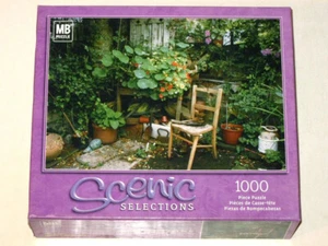 Neu MB Scenic Selections MY CORNER GARDEN 1000-teiliges VERSIEGELTES Puzzle! - Bild 1 von 4