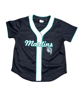 Genuine Merchandise By Lady Marlins Black Jersey Womens Size Small - Picture 1 of 9