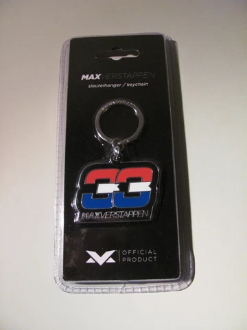 MAX VERSTAPPEN : Formula 1 Keychain ~ Dutch Flag NR 33 ~ NEW Cover