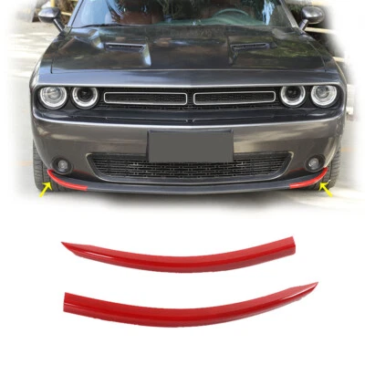 For Dodge Challenger 2015-2022 SXT Front Bumper Lip Cover Trim Frame Accessories Foto 1 de 4