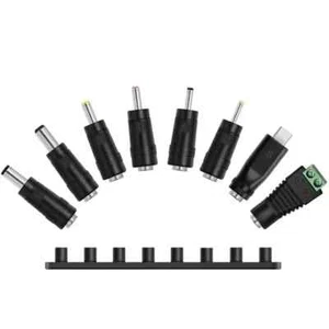 Notebook Laptop AC/DC Power Charger 7pcs PC Set Adapter Tips Connector UK - Picture 1 of 3
