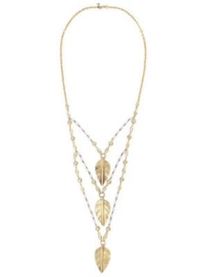 COLLAR EN CAPAS BOHO CON MOTIVO DE HOJA DE LATÓN VANESSA MOONEY FREE PEOPLE *SAN ANTONIO* Foto 1 de 4