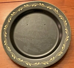 "Placa de bolsillo de pared de metal lata de colección pintura por número barco alto océano sin pintar" - Imagen 1 de 8
