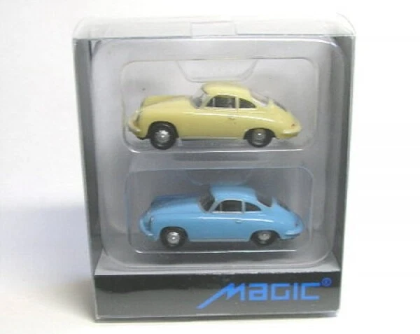 Set Con 2 Porsche 356C (Crema And Azul) 1:87 HERPA - Magic - Imagen 1 de 1