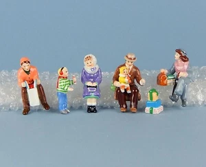 Dept 56 Snow Village Accessory: SITTING IN THE VILLAGE - Picture 1 of 4