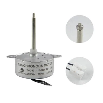 CHANCS Tyc40 110v Ac Small Gear Synchro Motor 5/6rpm Cw/ccw By Electric Motor Suppliers