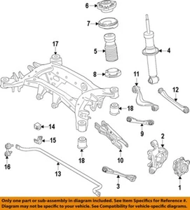 Componentes de suspensión BMW OEM 19-25 X5 - brazo CNTL RR LWR 33306878030 - Imagen 1 de 1