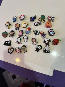 Croc Clogs Shoe Charms Decoration Buttons Horror Slasher Movies Clowns skulls - Picture 1 of 3
