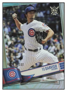 Topps Big League Rainbow Foil 2019 Yu Darvish #254 #67/100 Chicago Cubs - Imagen 1 de 2