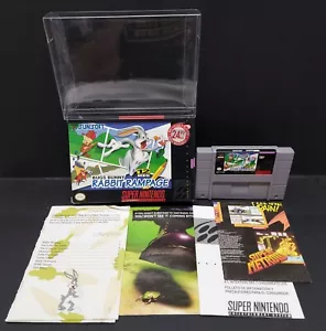 Bugs Bunny Rabbit Rampage (SNES, 1994) COMPLETO, TESTATO, LEGGI! - Foto 1 di 7