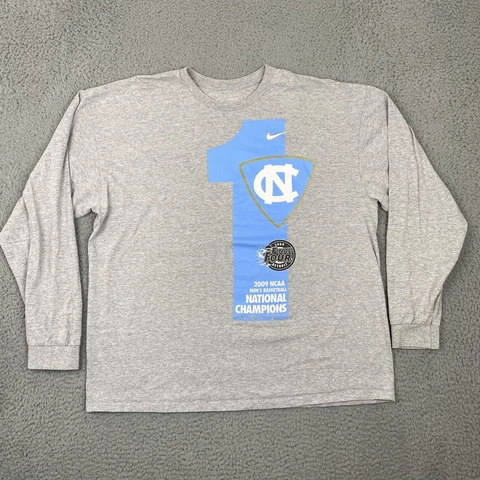 Nike North Carolina Tar Heels UNC 2009 NCAA Champions Final Four Shirt Size XL Cover
