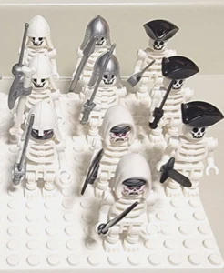 NEW LEGO - PIRATE - NINJA SKELETONS w/ Various Weapon and Helmet Accessories - Picture 1 of 11