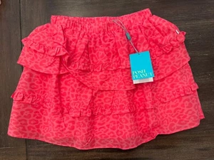 Posh Peanut Pink Leopard Skirt 8 NWT - Picture 1 of 1