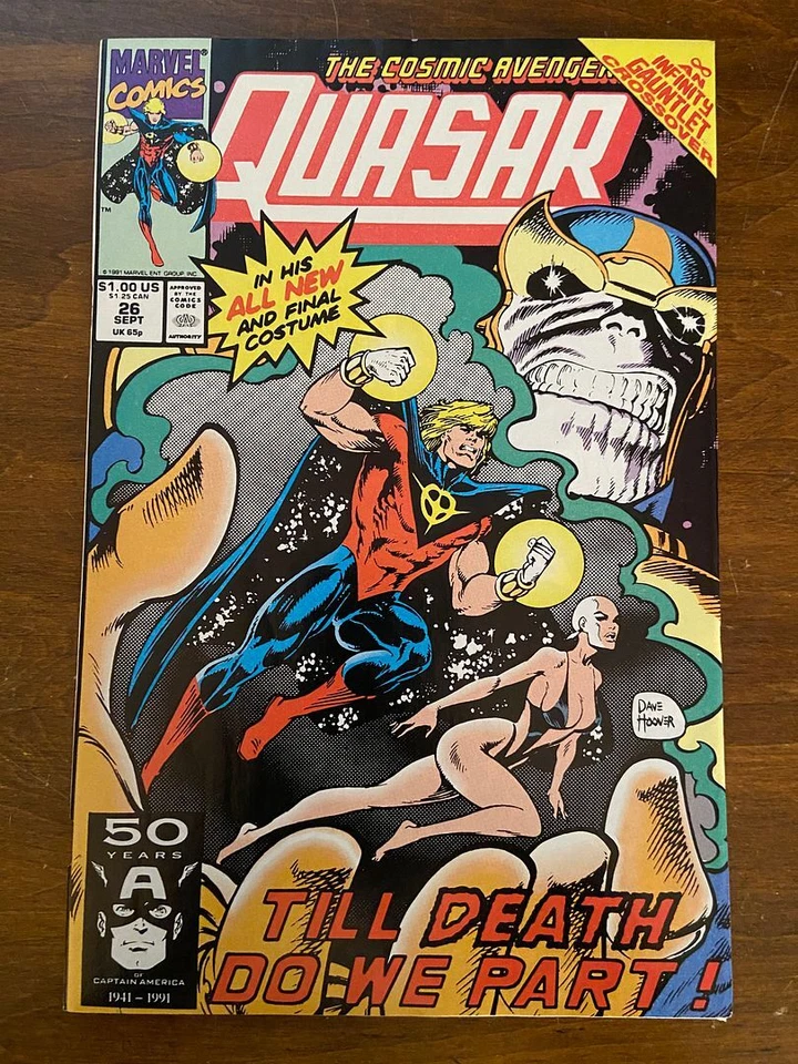 Quasar #26 (Marvel Comics September 1991)