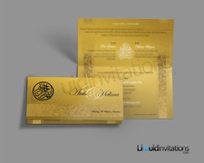 Muslim Invitation Cards Wedding Mehndi Cards