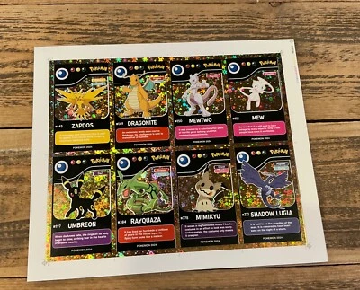 Pokémon Black Pokedex Uncut Sheet Set - Peru - Image 1 of 3