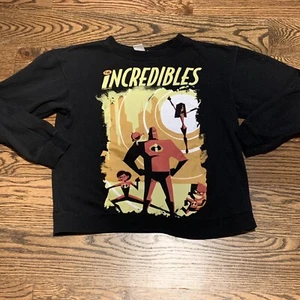 Disney Near Vintage 2004 Youth Black Hoodie, The Incredibles, Size Small - Picture 1 of 7