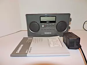 Sangean PR-D15 AM/FM Stereo Rechargeable Portable Radio With Handle (Gray) - Picture 1 of 1