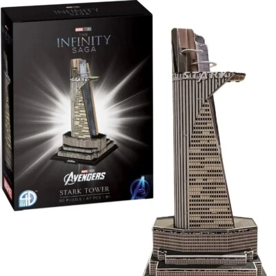4D Cityscape 3D Puzzle Marvel - Stark Tower (67 Pieces)  51024 - Image 1 of 4
