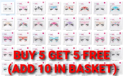 FACEGEM LONDON Gesichtsedelsteine Kleber Glitzer Juwel Tattoo Festival Rave Party Körper Gesichtsschmuck herstellen