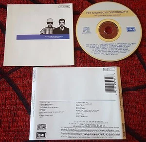 PET SHOP BOYS *** Discography *** ORIGINAL 1991 White Mexican Print CD - Picture 1 of 2