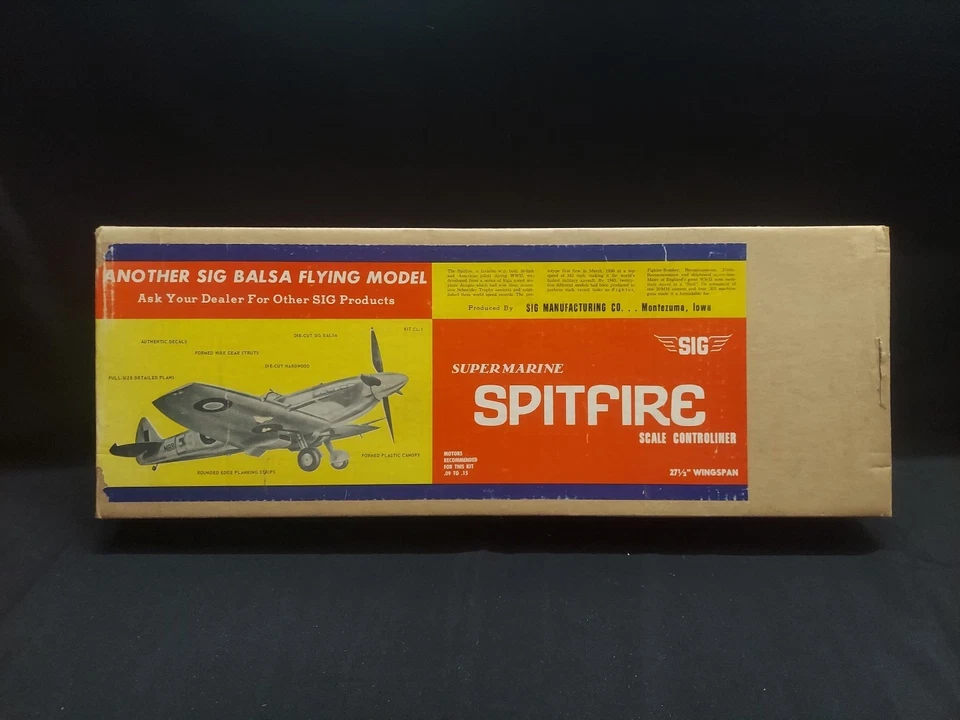Sig Super mararine Spitfire Scale Controliner - Image 1 of 3