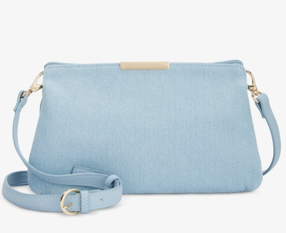 Bandolera On 34th Reddelle Denim Pequeña Denim Cham Dorado Foto 1 de 4