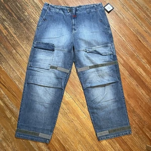 Vintage Marithe Francois Girbaud Jeans Shuttle Size 44 Baggy Skate Hip Hop NWT - Picture 1 of 16