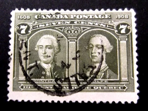 Canada-1908 Tercentenary 7c Olive issue-Used - Picture 1 of 2