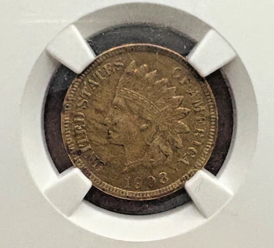 1908-S Indian Head Cent AU-53 BN - Image 1 of 3