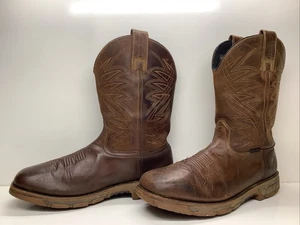 HERREN IRISH SETTER ARBEIT WASSERDICHT ECKIGE SPITZE BRAUN STIEFEL GRÖSSE 11 D - Bild 1 von 9