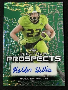 Hoja Electrum Prospects Holden Willis 2024 AUTO verde #’d 1/5 primera impresión - Imagen 1 de 4