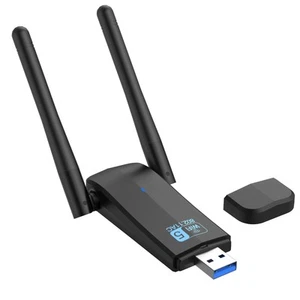 Wireless USB 3.0 WiFi Adapter for Desktop PC Laptop,5G 2.4G Dual-Band 1300Mbp... - Picture 1 of 6