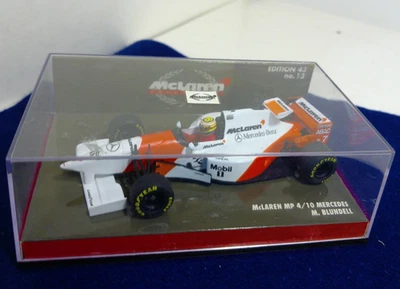 Minichamps M.Blundell 1:43 McLaren MP4/10 Mercedes #7 F1 Model Car - Image 1 of 4