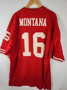 Authentic Joe Montana San Francisco 49ers Trikot Mitchell & Ness Throwback XXXL  - Bild 1 von 14