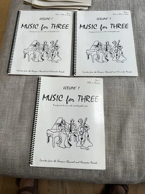 Music For Three Volume 1 (parts 1,2,3) Series By Last Resort Music Publishing - Image 1 of 4