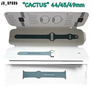 Official Apple Watch Cactus Green Band Strap 44/45/46/49mm Complete & boxed - Zdjęcie 1 z 2