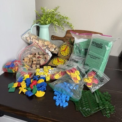 Educational Manipulatives Lot For Homeschool Montessori Math Elementary Learning - Image 1 of 4