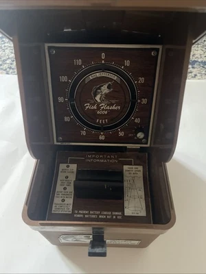Fish Finder Ray Jefferson Fish Flasher 6006 vintage - da esposizione. - Immagine 1 di 4
