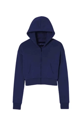 Sudadera con capucha corta con cremallera Katie J Nyc Tween Dylan talla S Foto 1 de 3